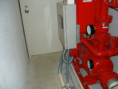 スプリンクラー用消火ポンプ